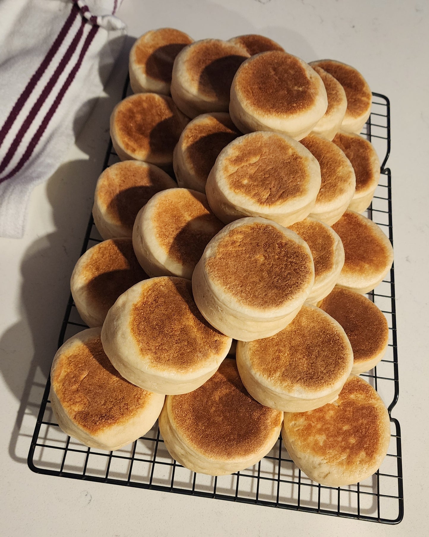 Sourdough English Muffins